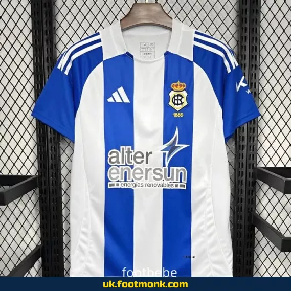 Huelva Recreativo 2024-2025 home jersey.