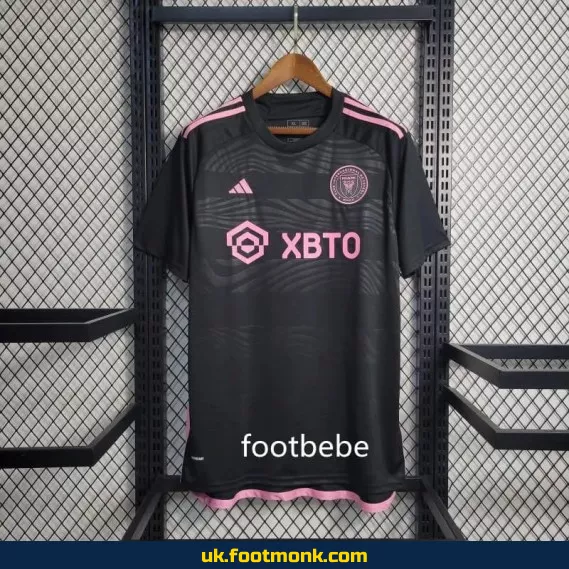 Inter Miami 2023 2024 away black jersey.