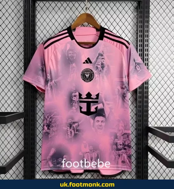 Inter Miami 2024 2025 Champion Edition pink jersey.