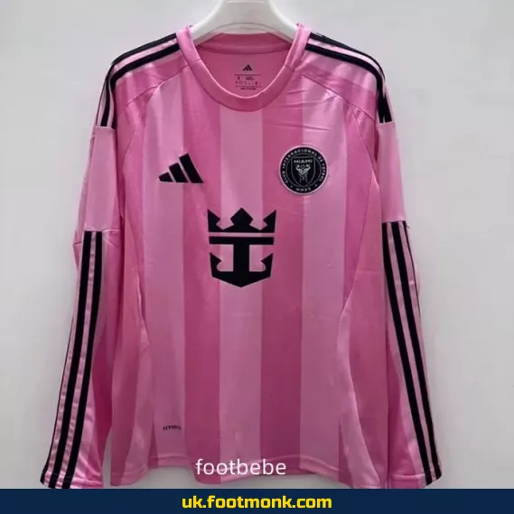 Inter Miami 2025 2026 home long-sleeved jersey.