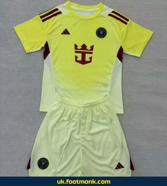 Inter Miami Kids Jersey 2025 2026 yellow.