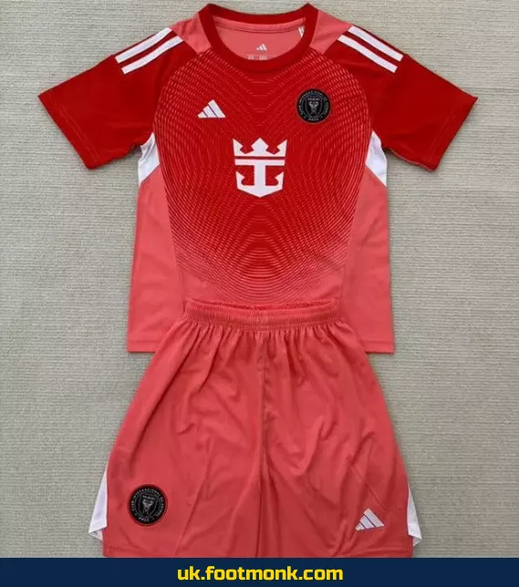 Inter Miami Kids Jersey 2025 2026 red.