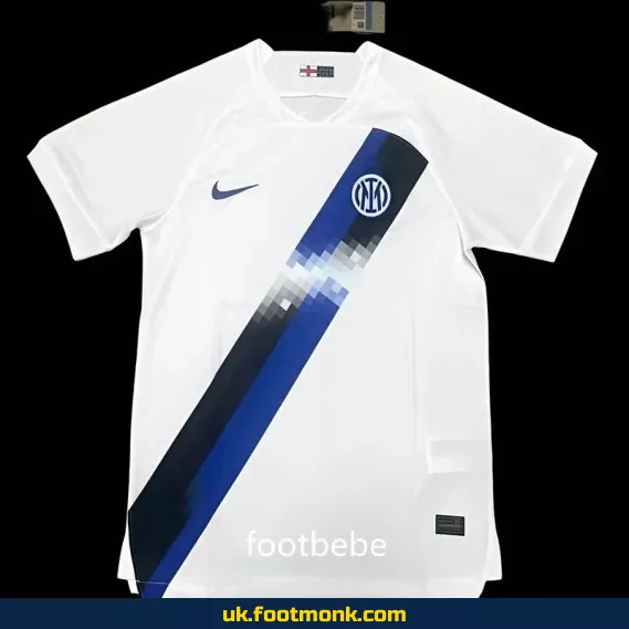 Inter Milan 2023 2024 away white jersey.