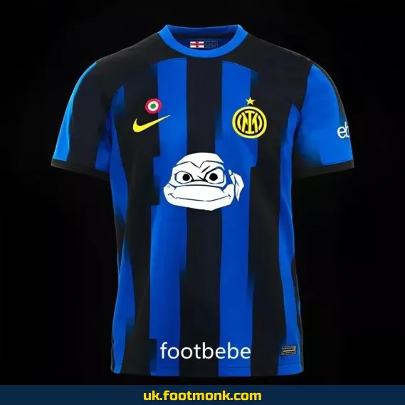 Inter Milan Ninja Turtles 2024 home jersey.