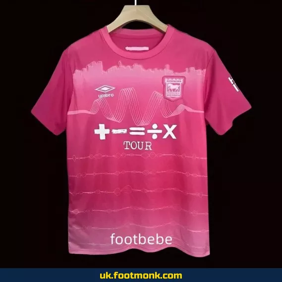 Ipswich Town 2024-2025 third rose jersey.