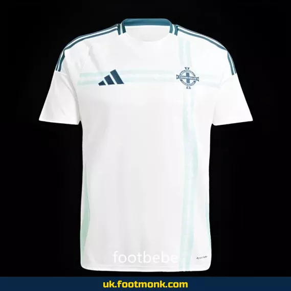 Northern Ireland away white jersey 2024 2025.