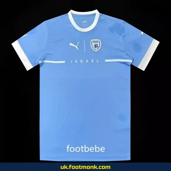 Israel 2024 home jersey blue.