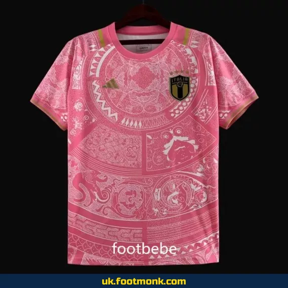 Italy 2023 2024 training jersey pink.
