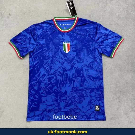 Italy jersey 2024 2025 blue special edition.