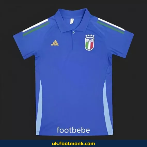 Italy jersey 2024 blue polo.