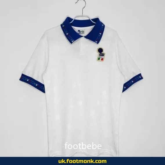 Italy 1994 vintage away white jersey.
