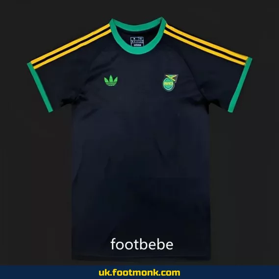 Jamaica 2024 black t-shirt jersey.