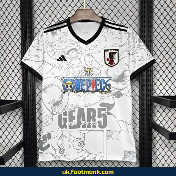 Japan 2024-2025 home jersey ONE PIECE White.