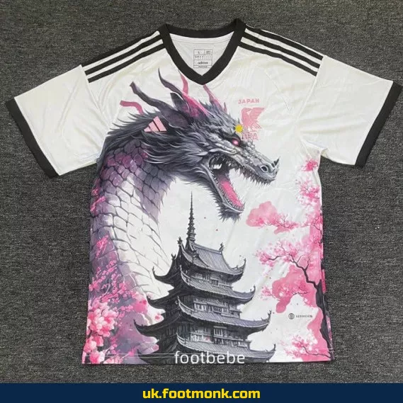 Japan jersey 2024 2025 white dragon.