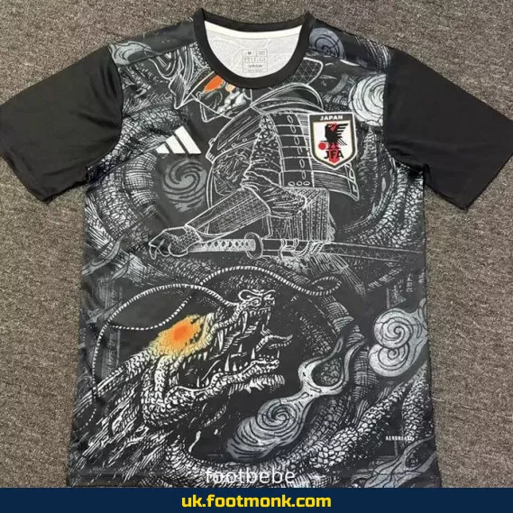 Japan 2024 2025 training jersey black.