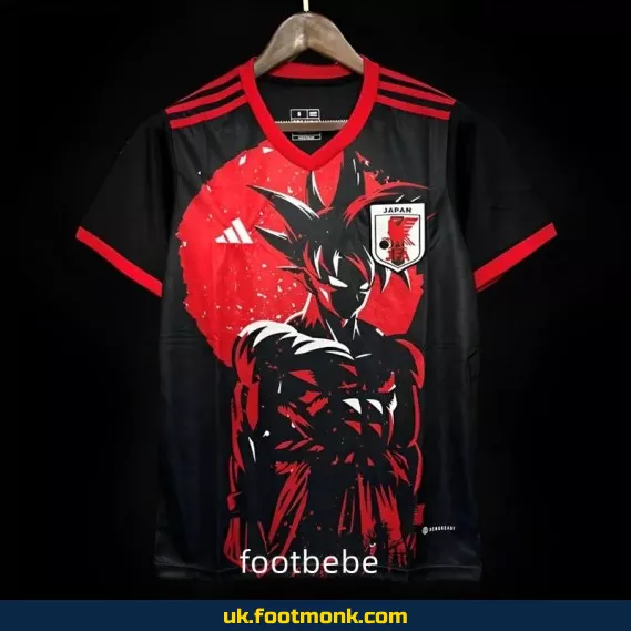 Japan jersey 2024 Dragon Ball Goku red black.