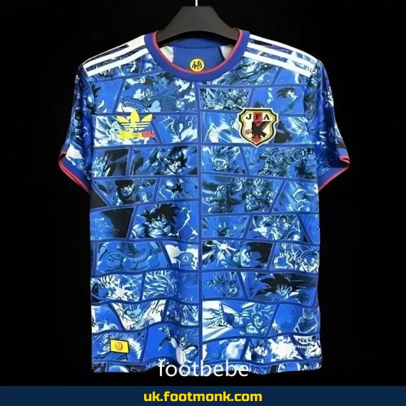 Japan 2024 Dragon Ball Wukong blue jersey.