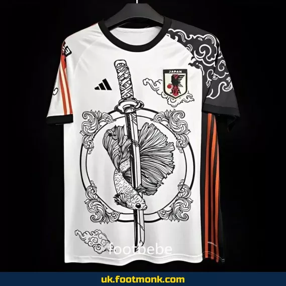 Japan jersey 2024 samurai sword White.