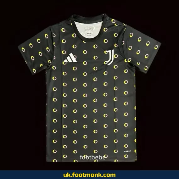 Juventus 2024 2025 black training jersey.