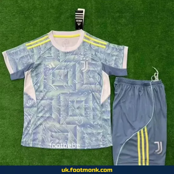 Juventus away jersey for kids 2025-2026.