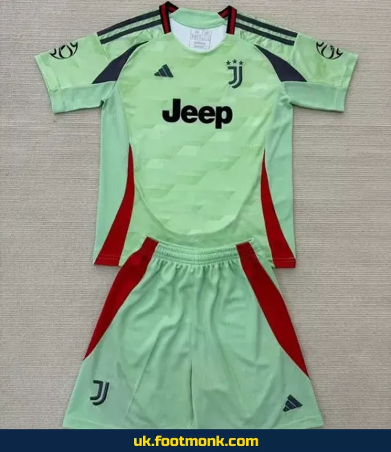 Juventus Kids Jersey 2025 2026 green.