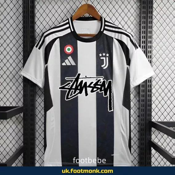 Juventus Stussy home jersey 2024 2025.