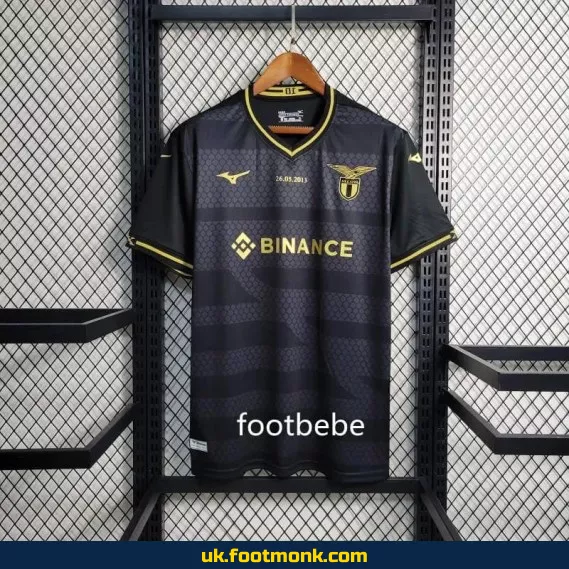 Lazio jersey 2023 2024 10 years black.
