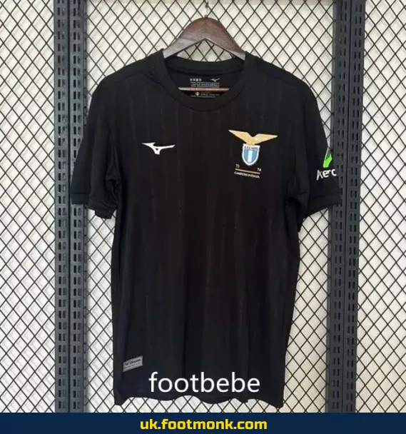 Lazio 2024 jersey 50th anniversary special edition black.