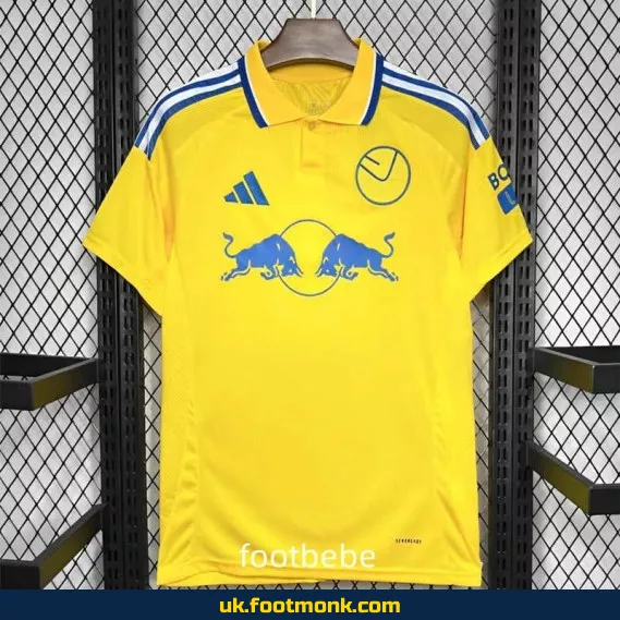 Leeds United 2024 2025 away yellow jersey.