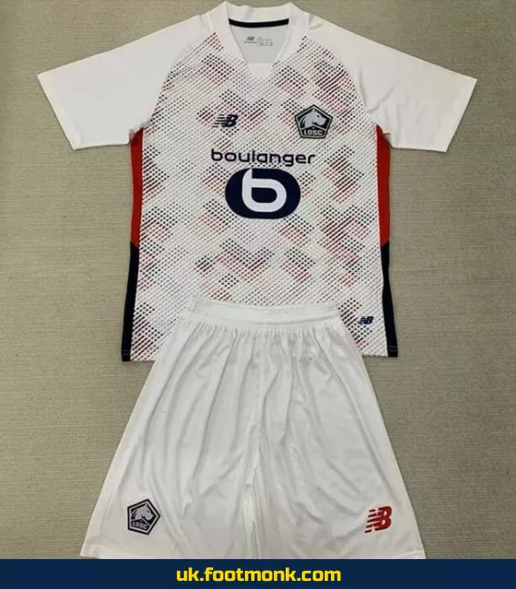 Lille OSC away jersey for kids 2024 2025.