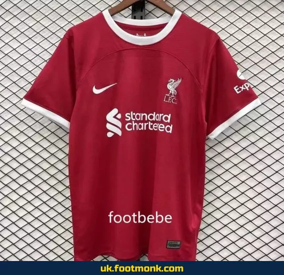 Liverpool home jersey 2023 2024 red.
