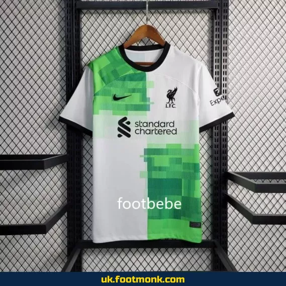 Liverpool away jersey 2023 2024 green.