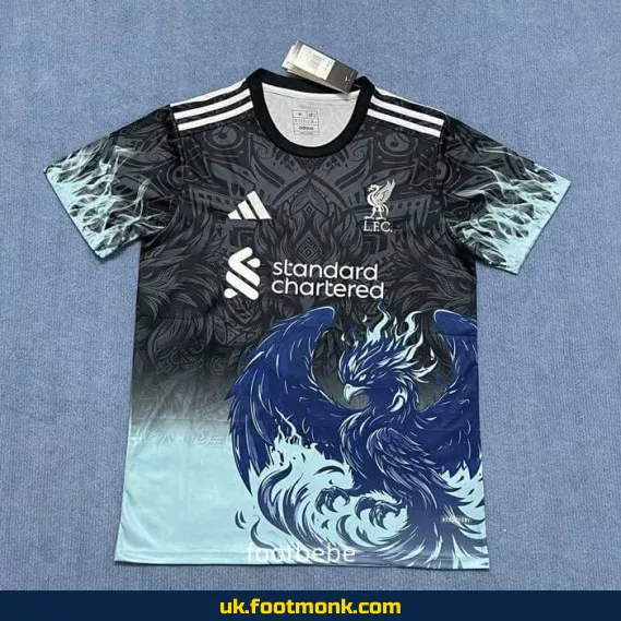 Liverpool 2024 2025 Blue Liver Bird jersey.