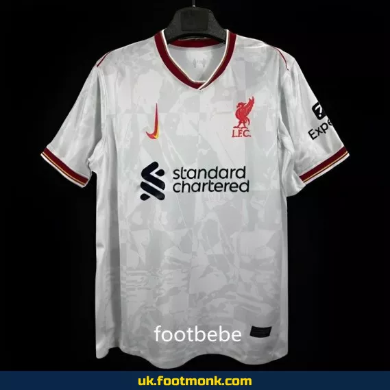 Liverpool 2024 2025 Third White Jersey.