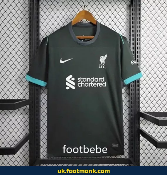 Liverpool away jersey 2024 2025 black.