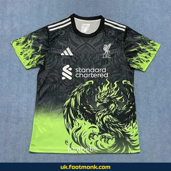 Liverpool jersey 2024 2025 green Liver Bird.