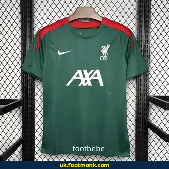 Dark green Liverpool jersey 2024 2025.