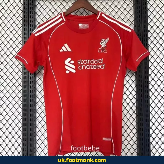 Liverpool home jersey 2025 2026.