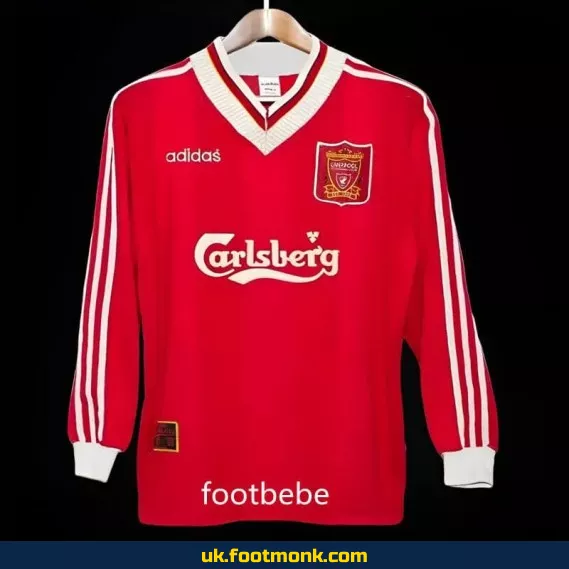 Liverpool Vintage 1995-1996 home long-sleeved jersey.