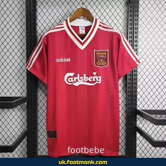 Liverpool home red vintage jersey 1995 1996.