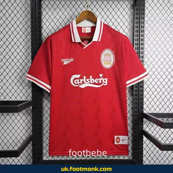 Liverpool Vintage 1996 1997 home red jersey.