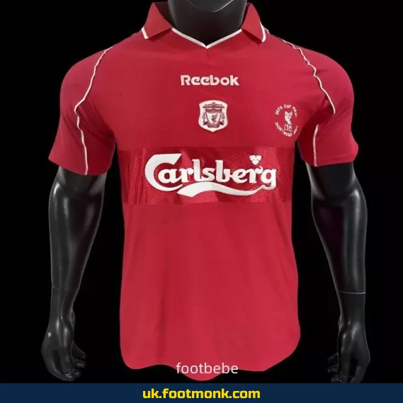 Liverpool home jersey vintage 2000 2001.