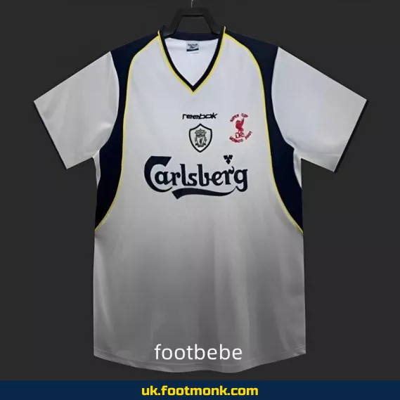 Liverpool away vintage jersey 2001 2002.