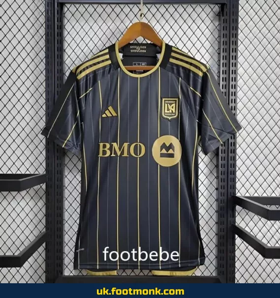 Home black Los Angeles FC 2024 2025 jersey.