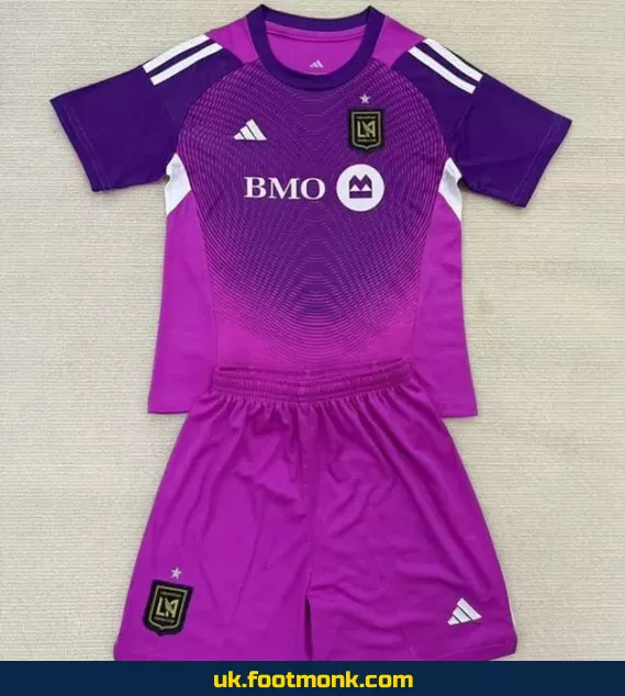 Los Angeles FC Kids Jersey 2025 2026 Purple.