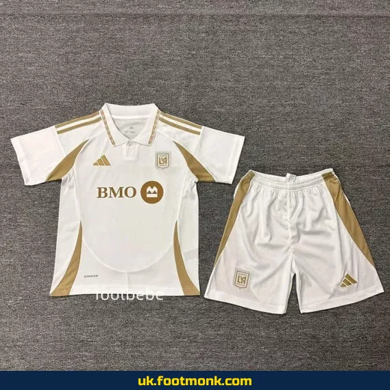 Los Angeles FC away jersey for kids 2025-2026.