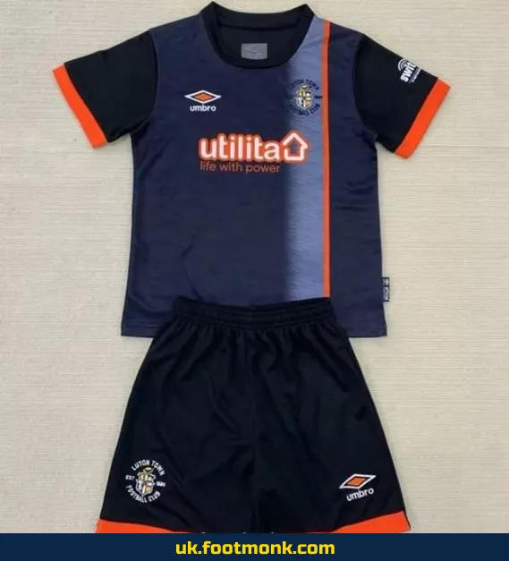 Luton Town away kids' jersey 2024-2025.