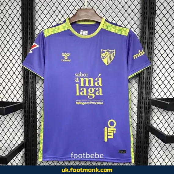 Malaga 2024 2025 away jersey Violet.