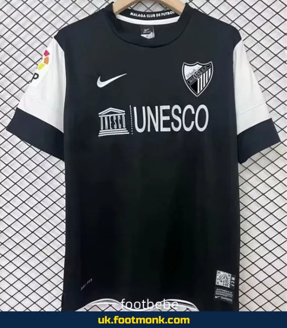 Malaga Vintage 2013 black away jersey.