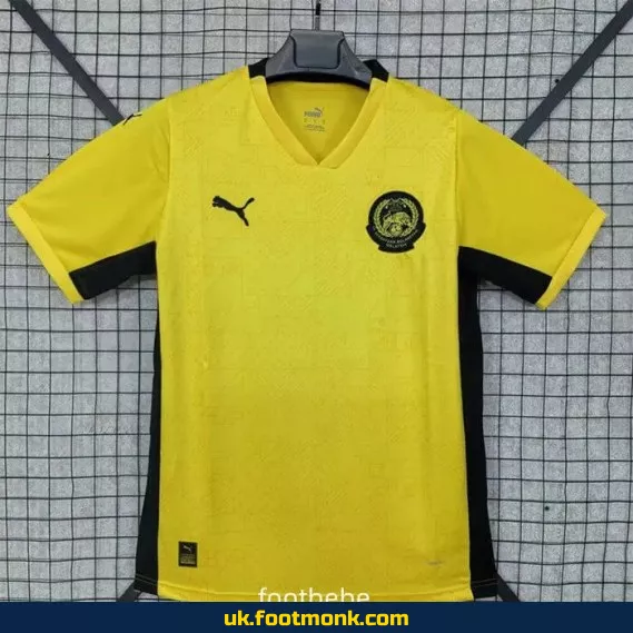 Malaysia 2025 home jersey yellow.